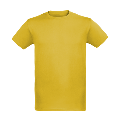 Herren T-Shirt gelb bedrucken